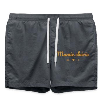 Geliebte Mutter - Badeshorts - Anthrazit - Vorne - AI Model Male 185 light (185cm)