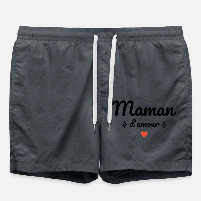 Maman d'amour - Short de bain - charbon