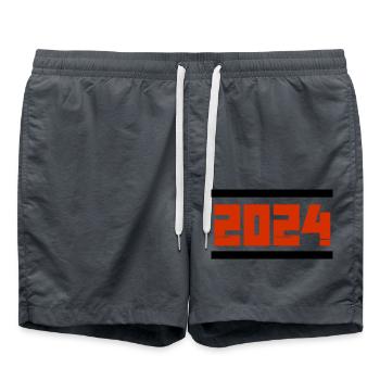 2024 - Swim Trunks - anthracite - Front - AI Model Male 185 light (185cm)