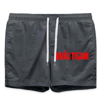 Marié - Short de bain - charbon - Devant - AI Model Male 185 light (185cm)