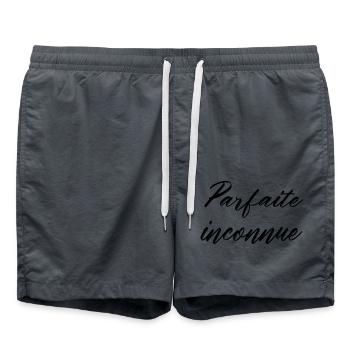 Mode Paris Glamour "Parfaite Inconnue" - Swim Trunks - anthracite - Front - AI Model Male 185 light (185cm)