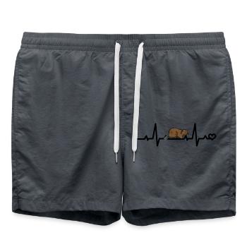 Biber EKG - Badeshorts - Anthrazit - Vorne - AI Model Male 185 light (185cm)
