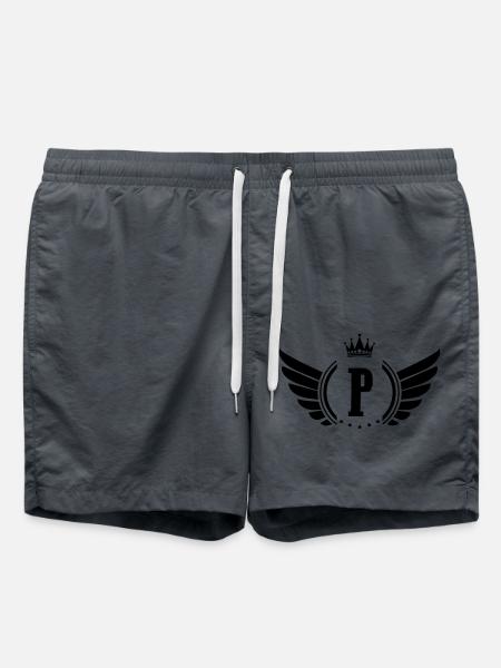 wappen p - Badeshorts - Anthrazit