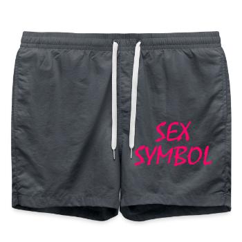 Sex symbol - Badeshorts - Anthrazit - Vorne - AI Model Male 185 light (185cm)
