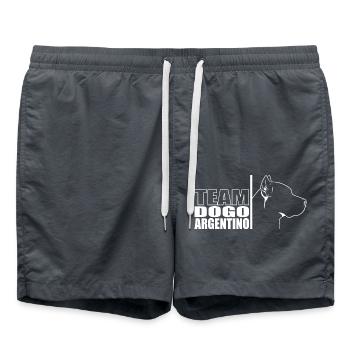 TEAM Dogo Argentino Dog Dog Wilsigns - Swim Trunks - anthracite - Front - AI Model Male 185 light (185cm)