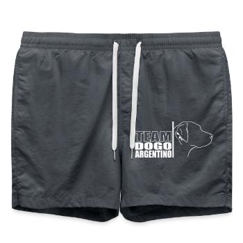 TEAM Dogo Argentino Dog Dog Wilsigns - Swim Trunks - anthracite - Front - AI Model Male 185 light (185cm)