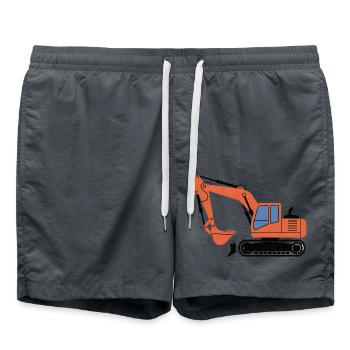 Pelle Jaune - Short de bain - charbon - Devant - AI Model Male 185 light (185cm)