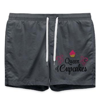 Cupcakes - Badeshorts - Anthrazit - Vorne - AI Model Male 185 light (185cm)
