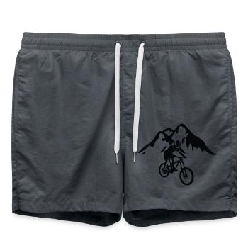 Mountain Bike Sports Bicycle - Swim Trunks - anthracite - Front - AI Model Male 185 light (185cm)