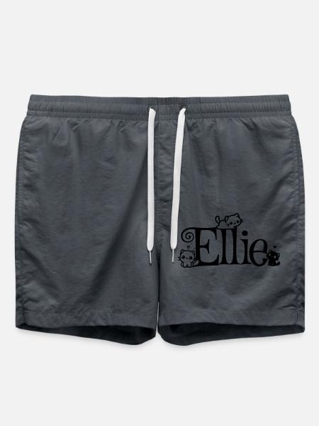 Ellie Nom Prénom Chaton Nom - Short de bain - charbon