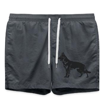 Chien de berger belge malinois - Short de bain - charbon - Devant - AI Model Male 185 light (185cm)