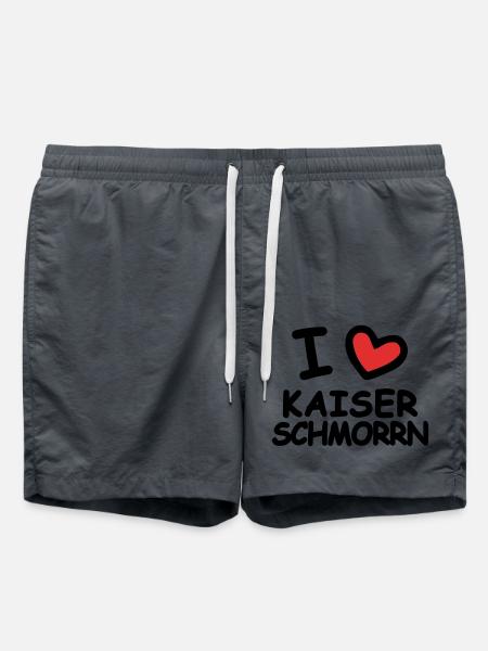 I Love Kaiserschmorrn - Swim Trunks - anthracite