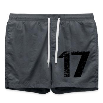 Justaucorps à 17 chiffres - Short de bain - charbon - Devant - AI Model Male 185 light (185cm)