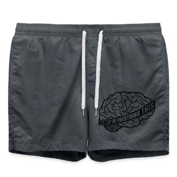 Permettez-moi d’exagérer - Short de bain - charbon - Devant - AI Model Male 185 light (185cm)
