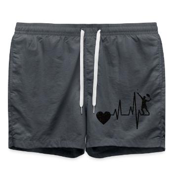 Club de tennis Joueurs de tennis Raquettes de tennis - Short de bain - charbon - Devant - AI Model Male 185 light (185cm)
