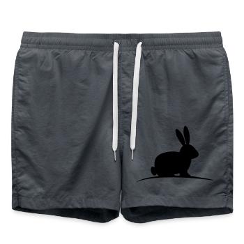 lièvre - Short de bain - charbon - Devant - AI Model Male 185 light (185cm)
