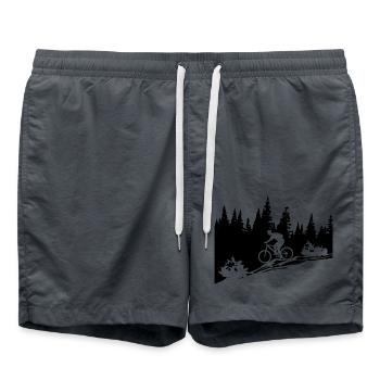 Mountain Bike Sports Bicycle - Swim Trunks - anthracite - Front - AI Model Male 185 light (185cm)