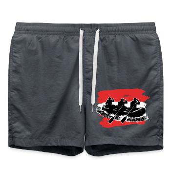 Rafting aux couleurs de l’Autriche - Short de bain - charbon - Devant - AI Model Male 185 light (185cm)