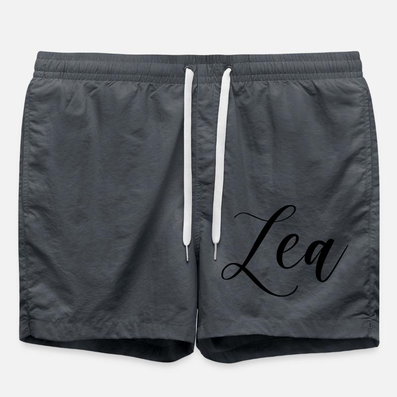 lea name - Badeshorts - Anthrazit