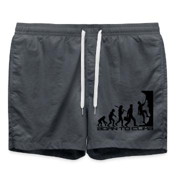né pour gravir l'évolution évolution née raide - Short de bain - charbon - Devant - AI Model Male 185 light (185cm)