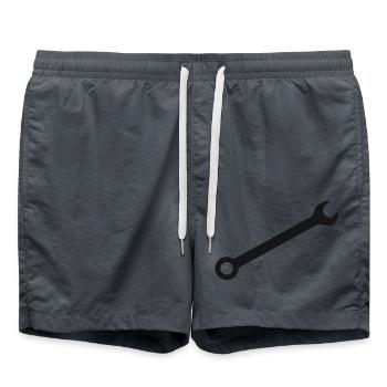 Outil artisanat clé artisanale - Short de bain - charbon - Devant - AI Model Male 185 light (185cm)