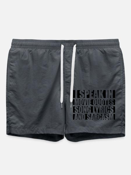 speak lyrics and sarcasm - Swim Trunks - anthracite
