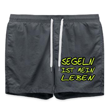 Segeln - Badeshorts - Anthrazit - Vorne - AI Model Male 185 light (185cm)