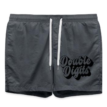Cadeau de 10e anniversaire, 10 ans, pour garçons et filles - Short de bain - charbon - Devant - AI Model Male 185 light (185cm)