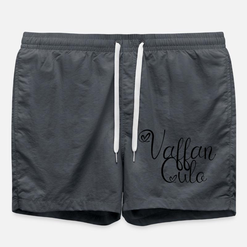 Vaffan Black - Swim Trunks - anthracite