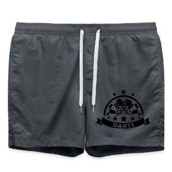 darts 001 - Badeshorts - Anthrazit - Vorne - AI Model Male 185 light (185cm)