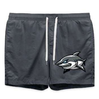shark - Swim Trunks - anthracite - Front - AI Model Male 185 light (185cm)