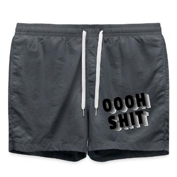 Oooh Merde - Short de bain - charbon - Devant - AI Model Male 185 light (185cm)