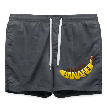 Tout banane - Short de bain - charbon - Devant - AI Model Male 185 light (185cm)