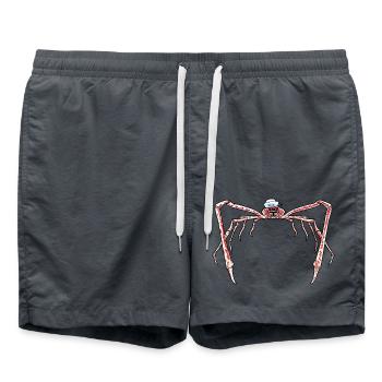 araignée de mer marin marin crustacés crabe - Short de bain - charbon - Devant - AI Model Male 185 light (185cm)