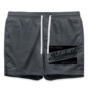F* Bikaholik - Badeshorts - Anthrazit - Vorne - AI Model Male 185 light (185cm)