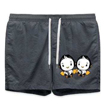 2 Ducks Gamer Gaming Controller Headset Console - Swim Trunks - anthracite - Front - AI Model Male 185 light (185cm)