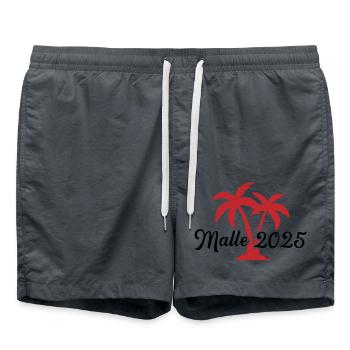 Malle 2025 Strand - Badeshorts - Anthrazit - Vorne - AI Model Male 185 light (185cm)