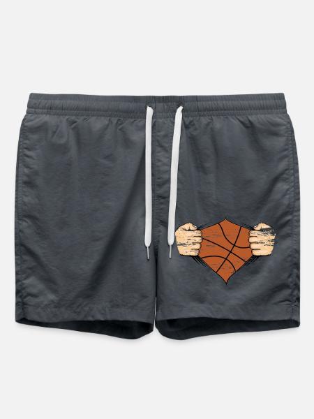 Basketball Design used - Swim Trunks - anthracite