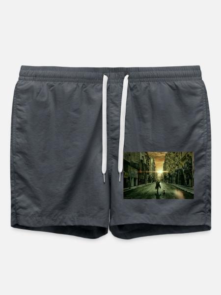 You never walk alone - Swim Trunks - anthracite