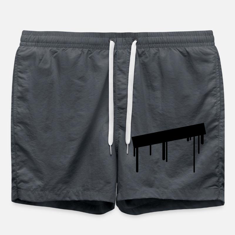 empty_graffiti_frame - Swim Trunks - anthracite