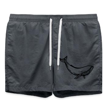 Wal - Badeshorts - Anthrazit - Vorne - AI Model Male 185 light (185cm)