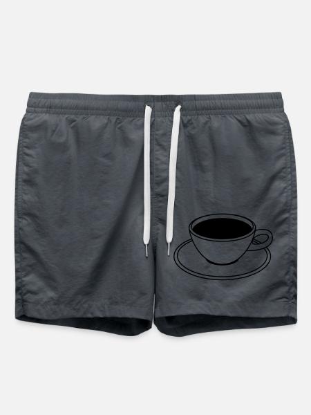 Coffee Cup - Swim Trunks - anthracite