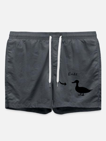duck - Swim Trunks - anthracite