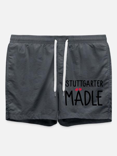 Stuttgarter Mädle - Badeshorts - Anthrazit