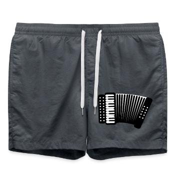 accordéon - Short de bain - charbon - Devant - AI Model Male 185 light (185cm)
