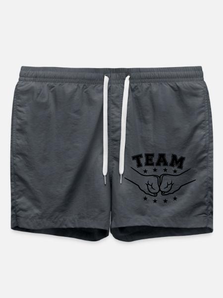 Team Freunde Faeuste - Badeshorts - Anthrazit