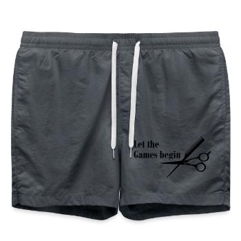 Coiffeur Que les jeux commencent - Short de bain - charbon - Devant - AI Model Male 185 light (185cm)
