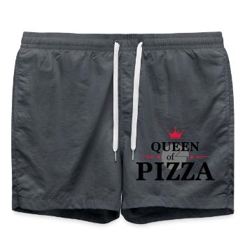 Reine de la pizza - Short de bain - charbon - Devant - AI Model Male 185 light (185cm)