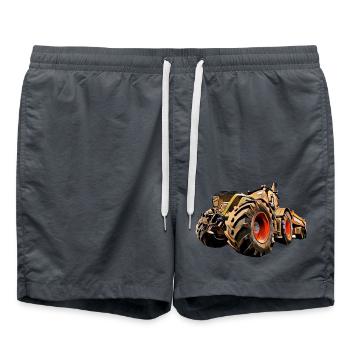 Tracteur - Short de bain - charbon - Devant - AI Model Male 185 light (185cm)