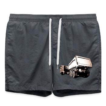 Camions - Short de bain - charbon - Devant - AI Model Male 185 light (185cm)